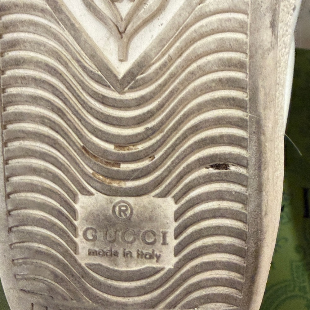Gucci Alexander Style Green/Red Bee Sneakers - Picture 9 of 14